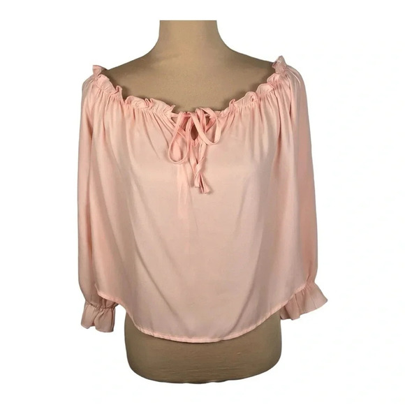 🌸 SHOWPO WONDERFUL LOVE TOP IN BLUSH NWT SIZE 10 - Picture 1 of 5